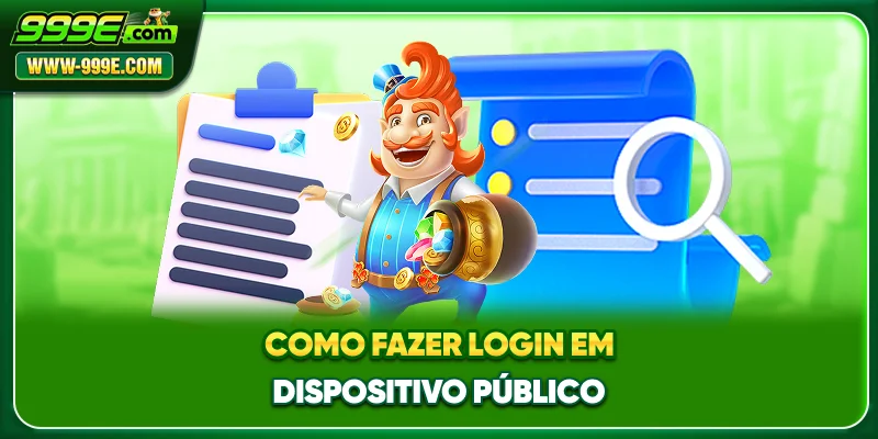 Como fazer login em dispositivo público