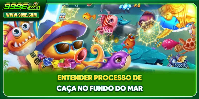 Bombing Fishing 999E - Aventura De Pesca Online Atraente 2 Entender processo de caça no fundo do mar